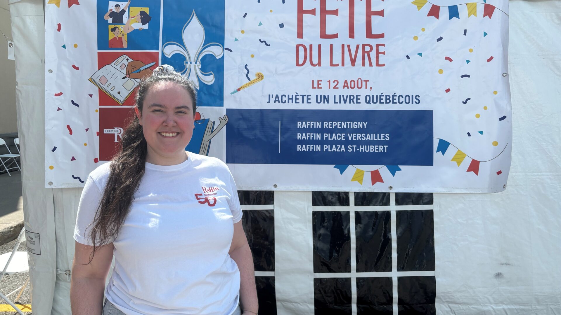 Camille Simard est heureuse des résultats des conférences. Crédit photo Médialo Pierre Chartier.