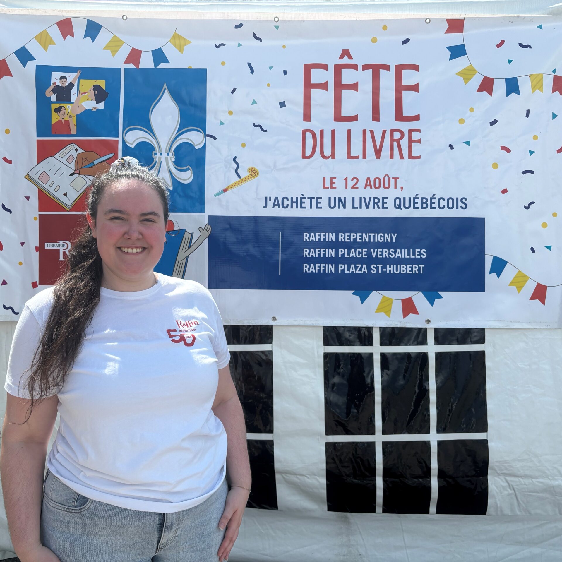 Camille Simard est heureuse des résultats des conférences. Crédit photo Médialo Pierre Chartier.