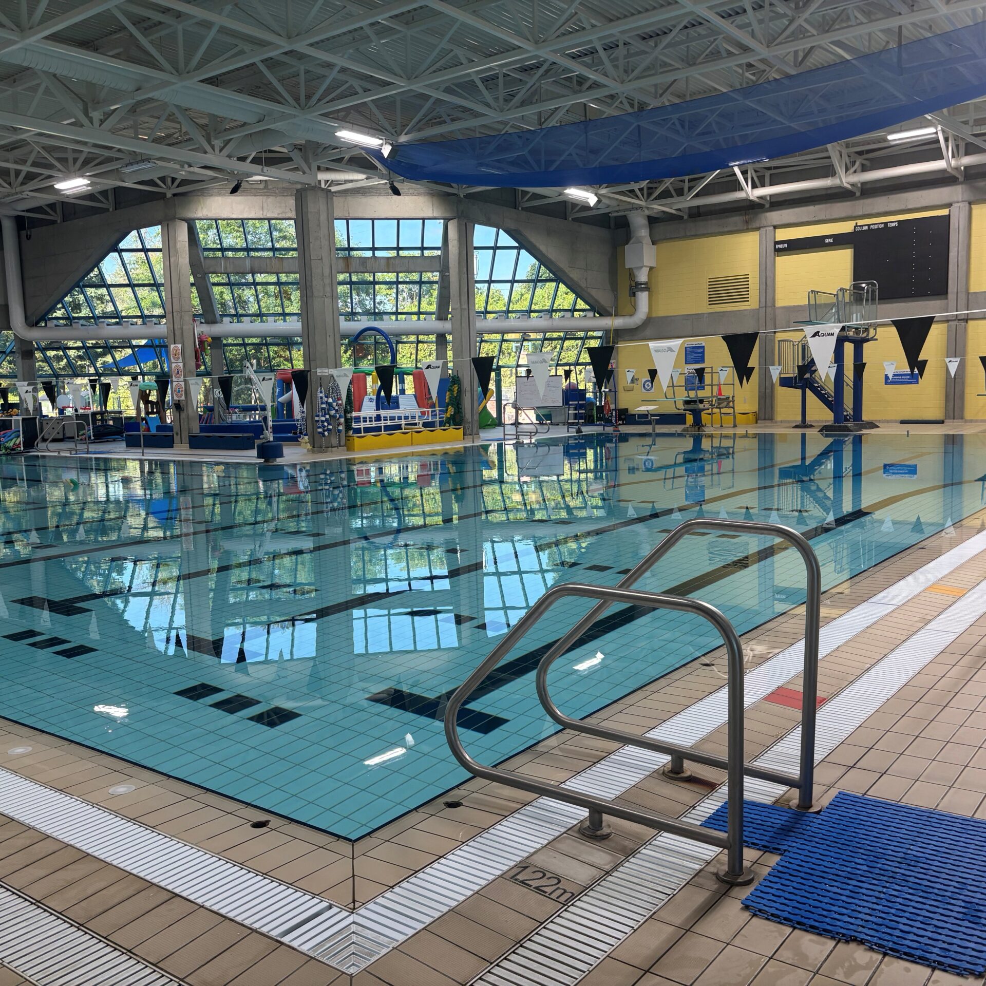 Des travaux importants au Centre aquatique Jacques-Dupuis. Crédit photo  Médialo Pierre Chartier.