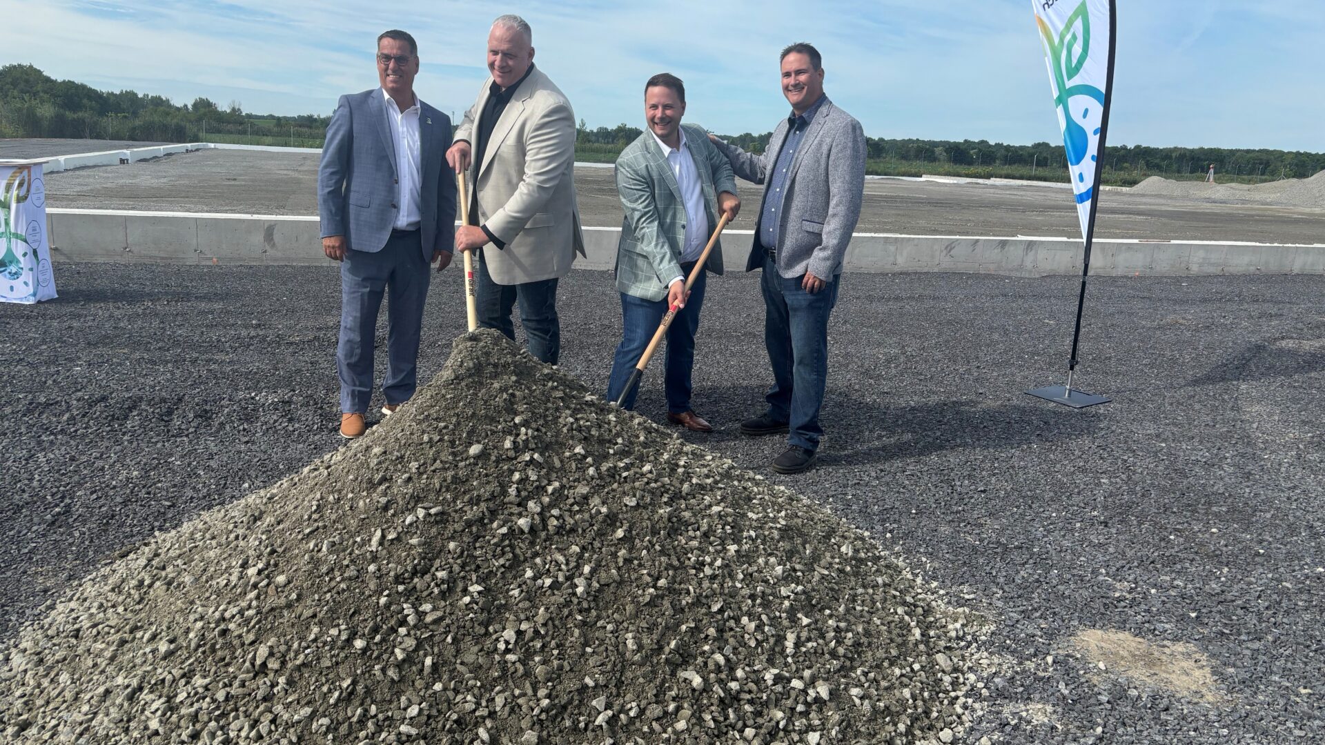 Cette nouvelle construction s'ajoute aux nombreuses initiatives qui prennent actuellement forme au sein de la Zone Agtech. Photo Médialo Pierre Chartier.