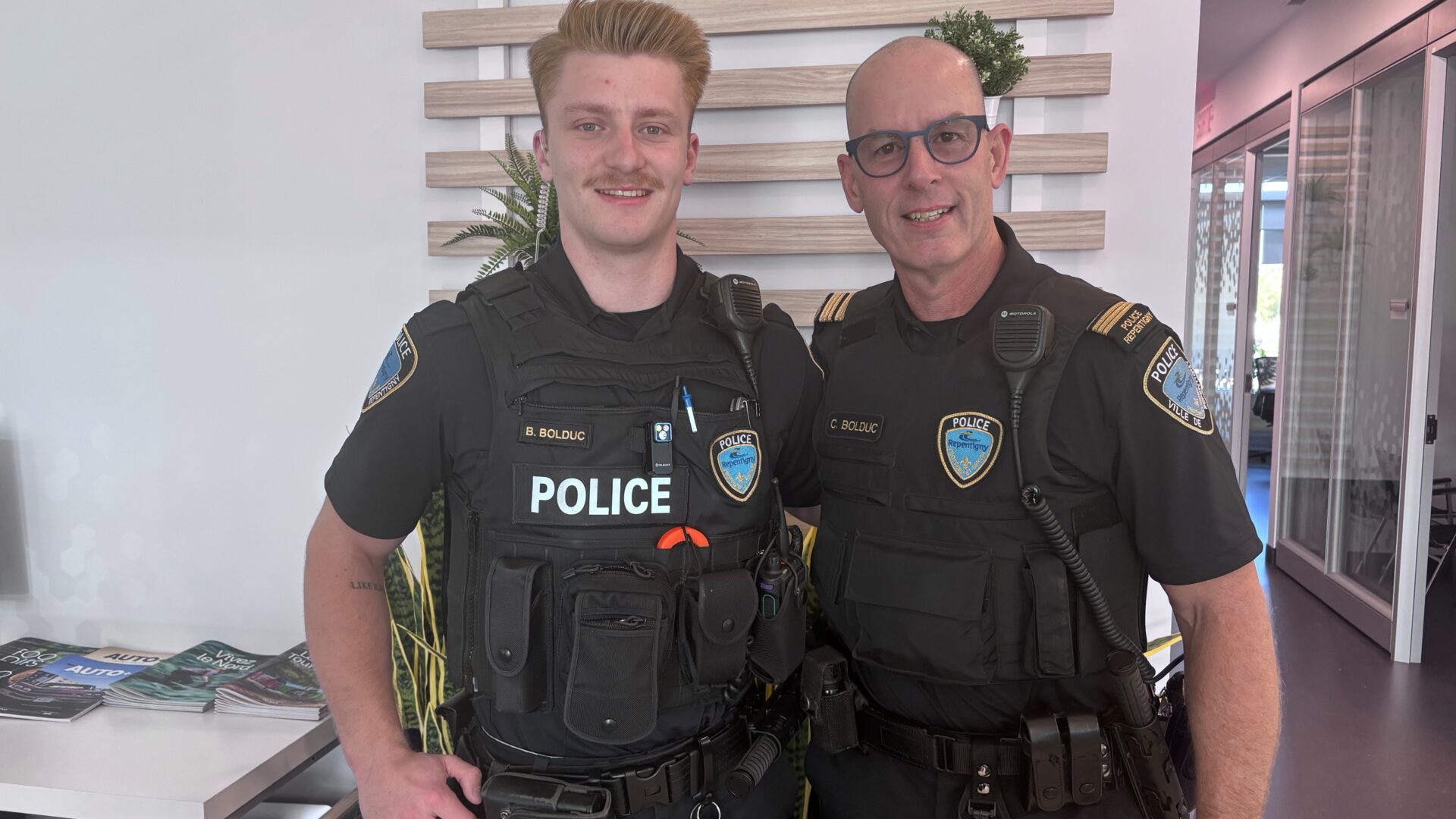 Un duo père et fils. Crédit photo  Médialo Pierre Chartier.