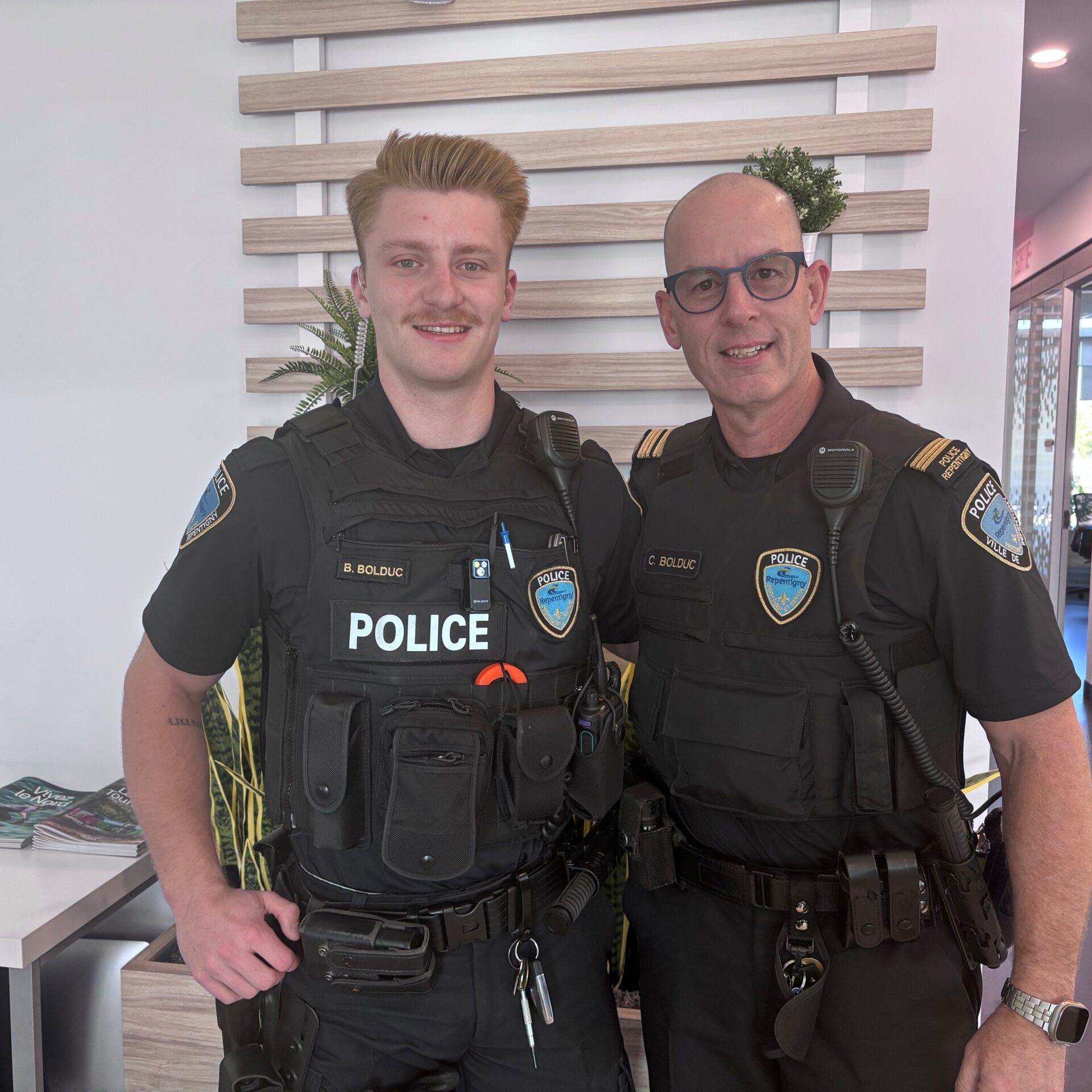 Un duo père et fils. Crédit photo  Médialo Pierre Chartier.