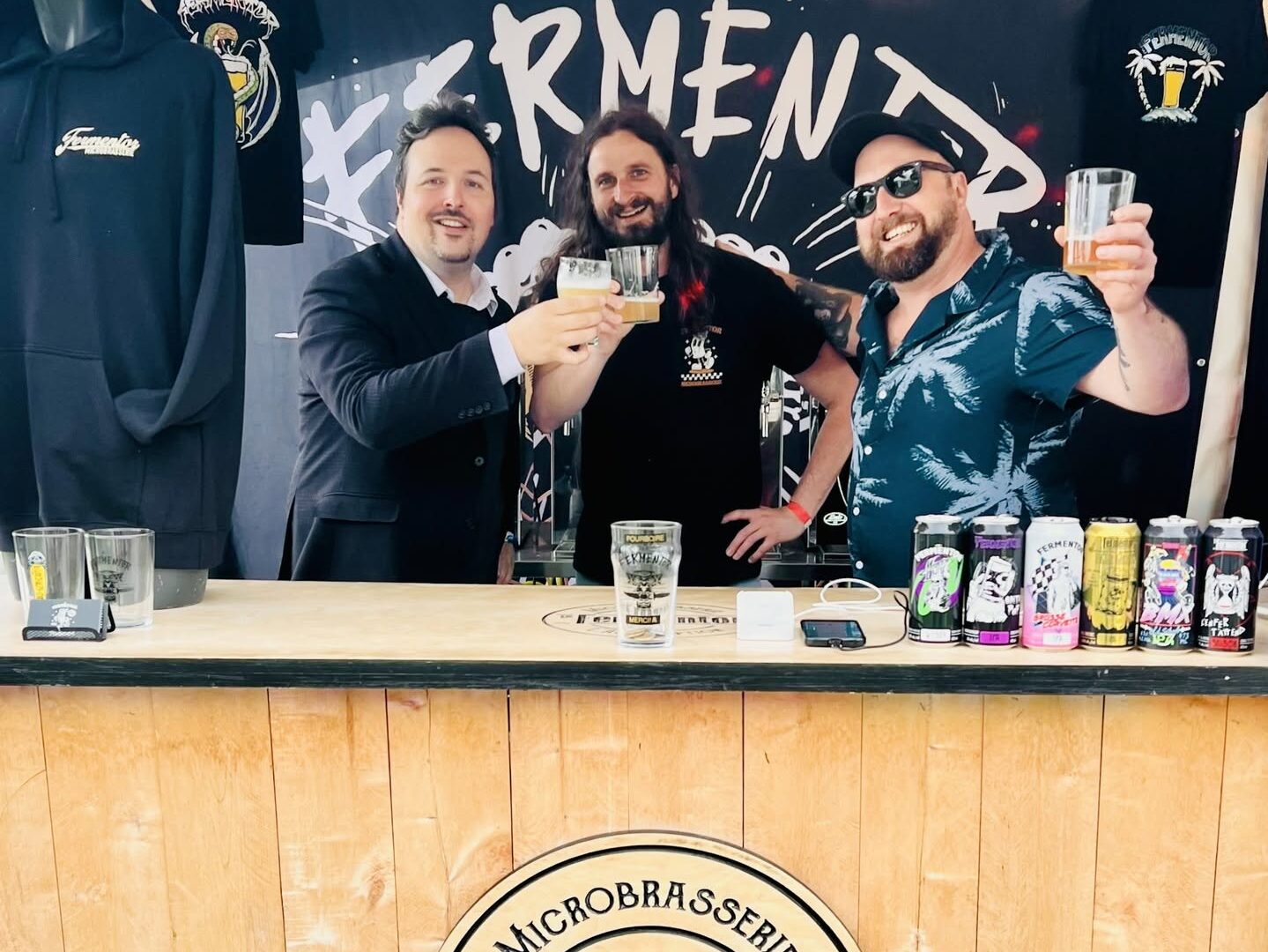 Il a aussi profité de la dernière fin de semaine pour se rendre à L’Oktoberfest de Repentigny. Photo gracieuseté.