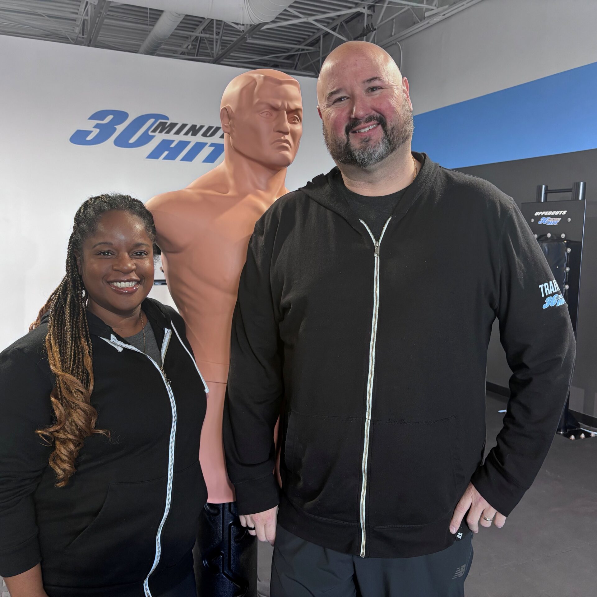 Patrice Rivest et Dyne Gauthier sont les propriétaires du gym.
Crédit photo Médialo Pierre Chartier.
