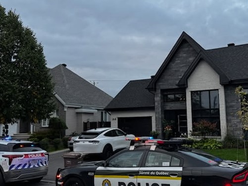 Les policiers de Repentigny ont participé à l’opération.  (Photo gracieuseté - Sûreté du Québec)
