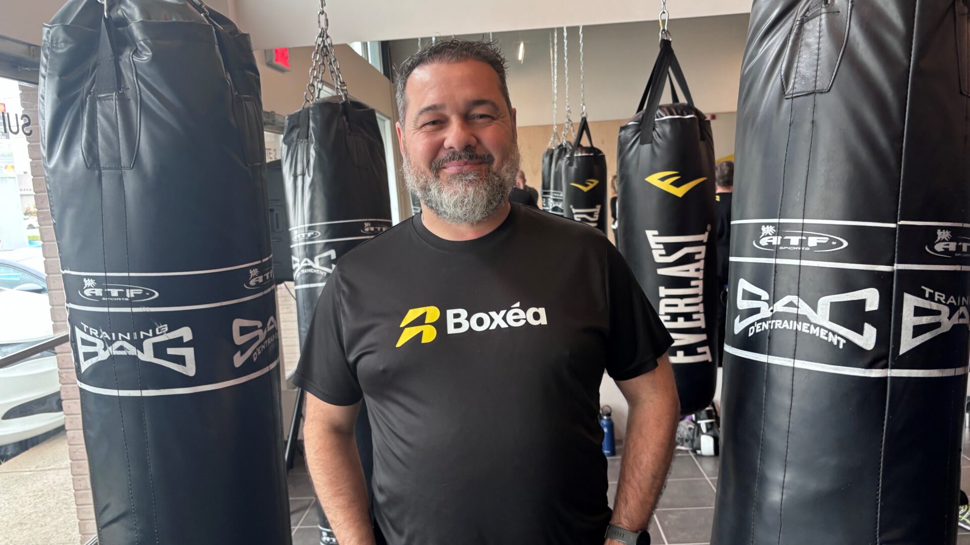 Sébastien Gauthier, propriétaire du gym Boxéa. Crédit photo Médialo : Pierre Chartier.
