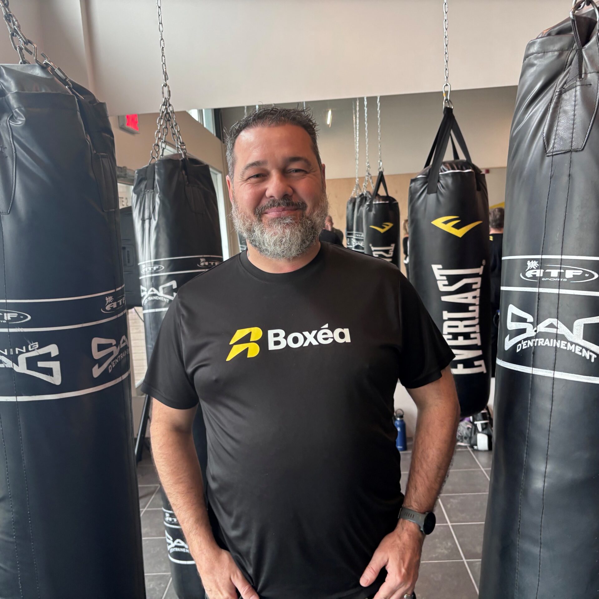 Sébastien Gauthier, propriétaire du gym Boxéa. Crédit photo Médialo : Pierre Chartier.
