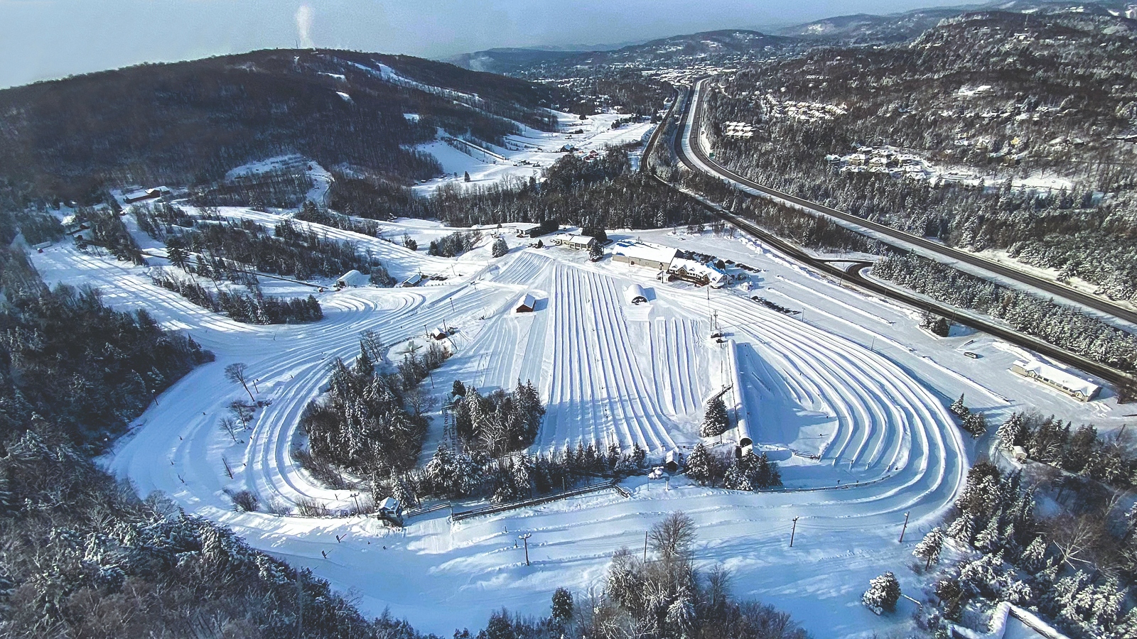 Les Glissades du Domaine des Pays d'en Haut. (Photo : Domaine des Pays d'en Haut)