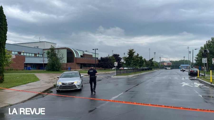 Les accès au parc Angora et au Centre communautaire sont fermés pour le moment. (Photo Médialo - Laureen Peers)