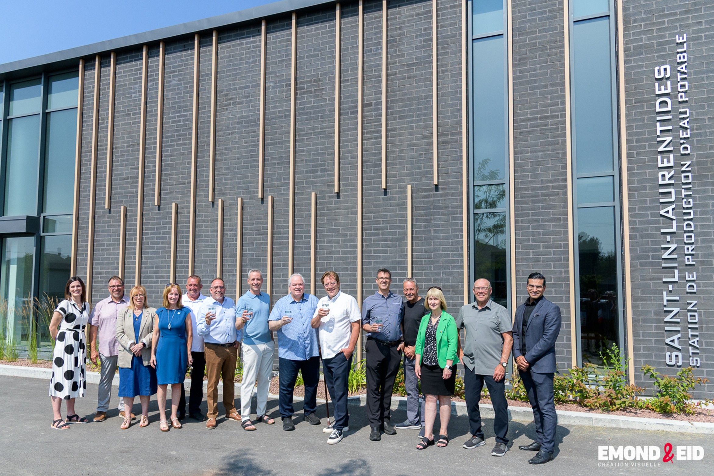 L’inauguration de l’usine d’eau potable de Saint-Lin–Laurentides marque la fin des problèmes de pression dans les robinets. Photo gracieuseté — Ville de Saint-Lin–Laurentides