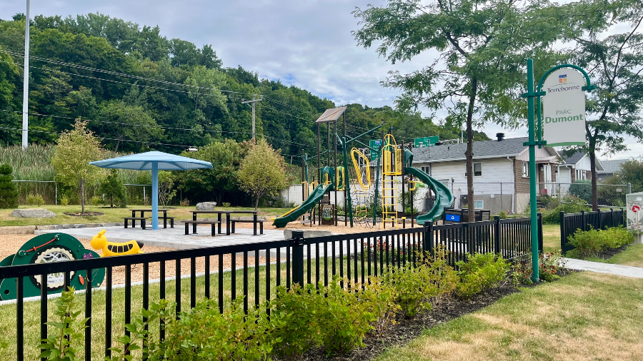 Le parc Dumont à Terrebonne. (Photo Médialo - Laureen Peers)