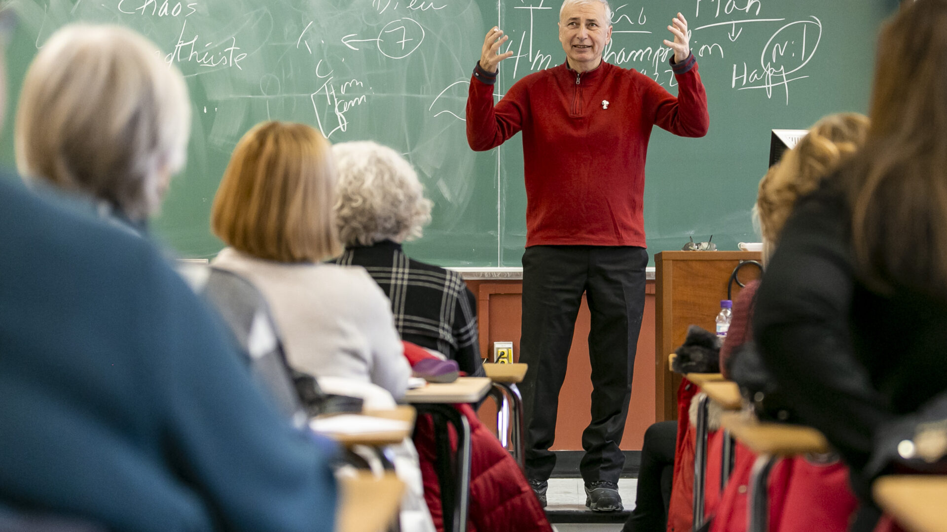 Les cours créent de véritables liens entre participants. Photo gracieuseté