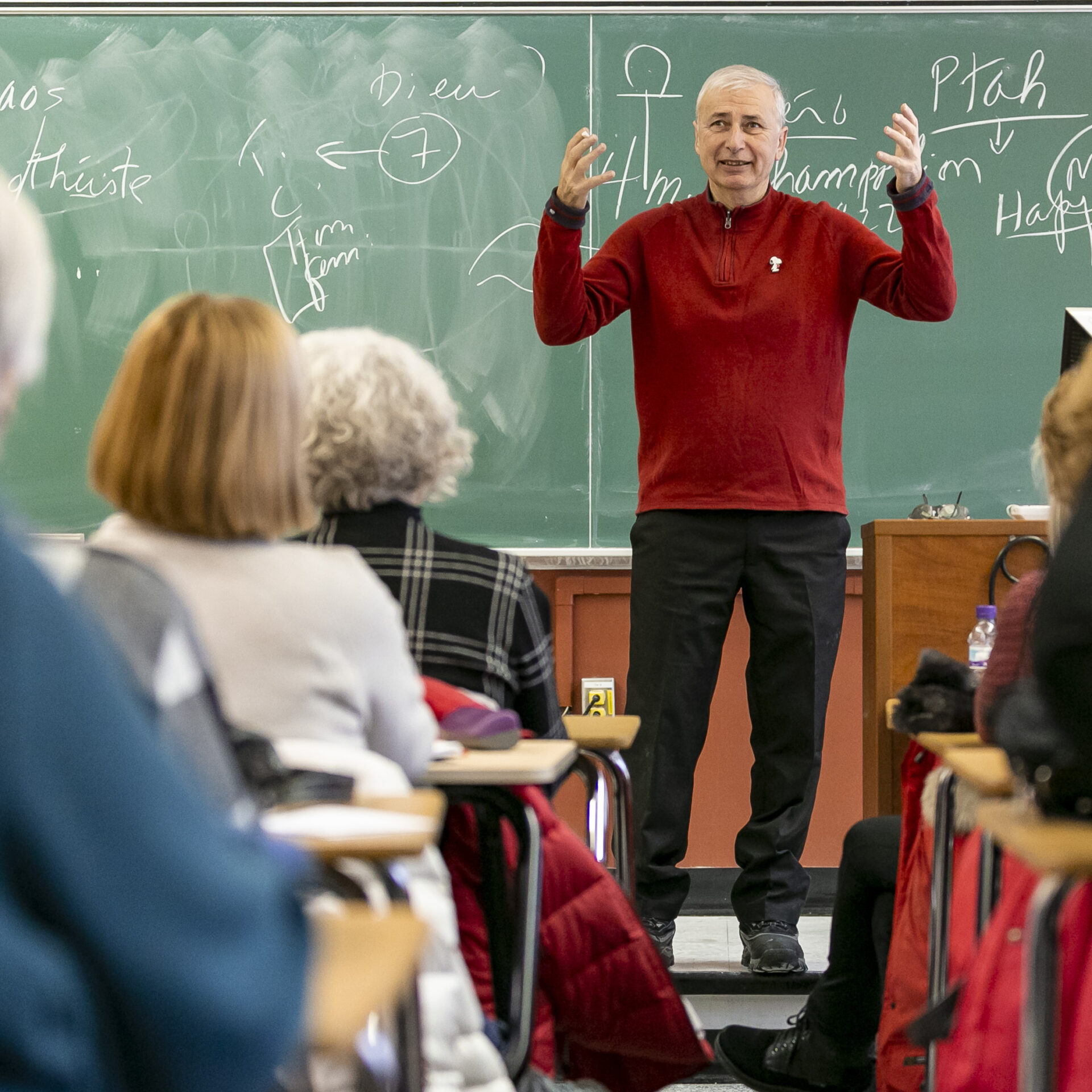 Les cours créent de véritables liens entre participants. Photo gracieuseté