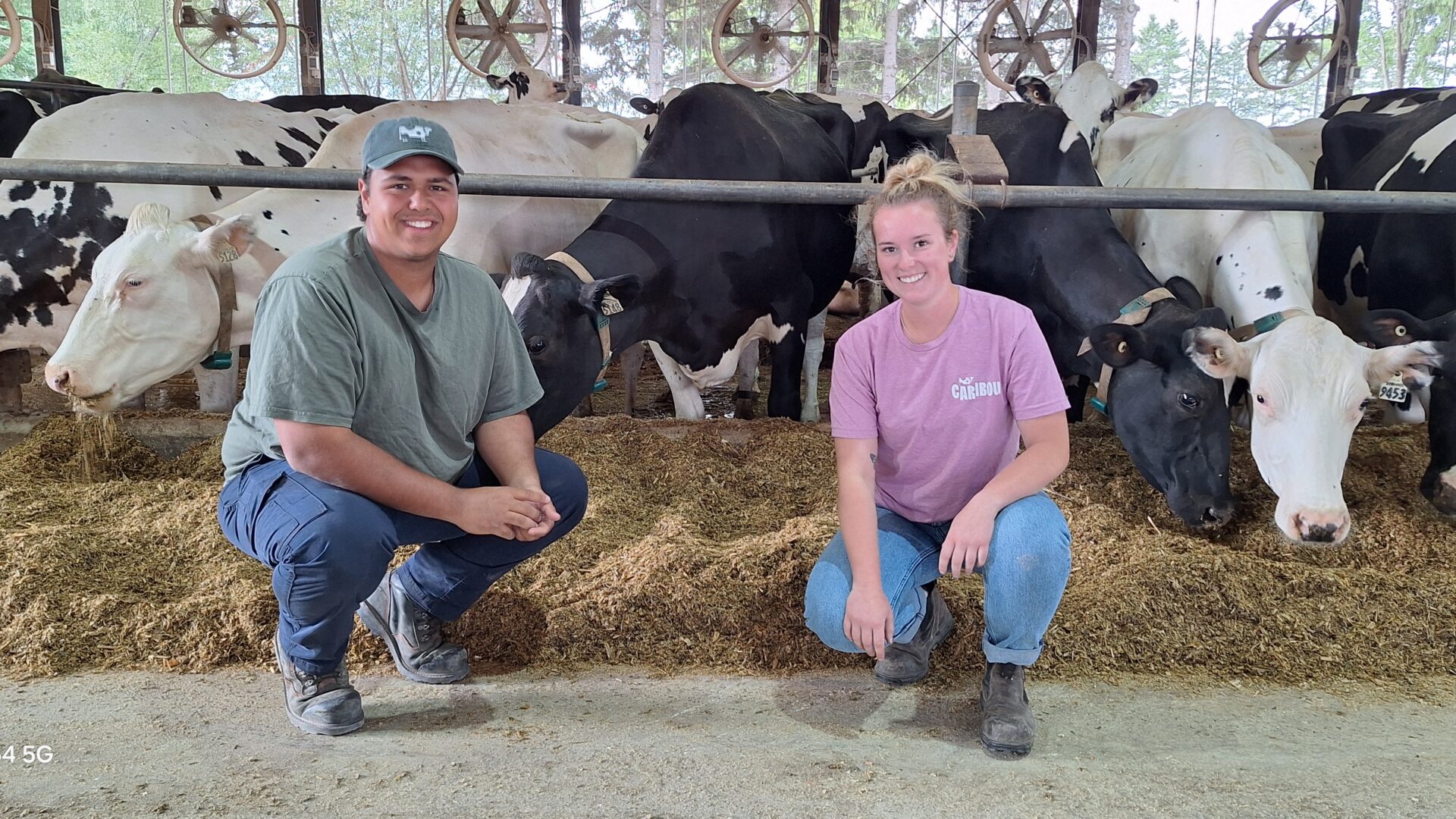 Mathew Das-Paul et Viviane Mathieu vont transformer le lait de la ferme Caribou en fromage.