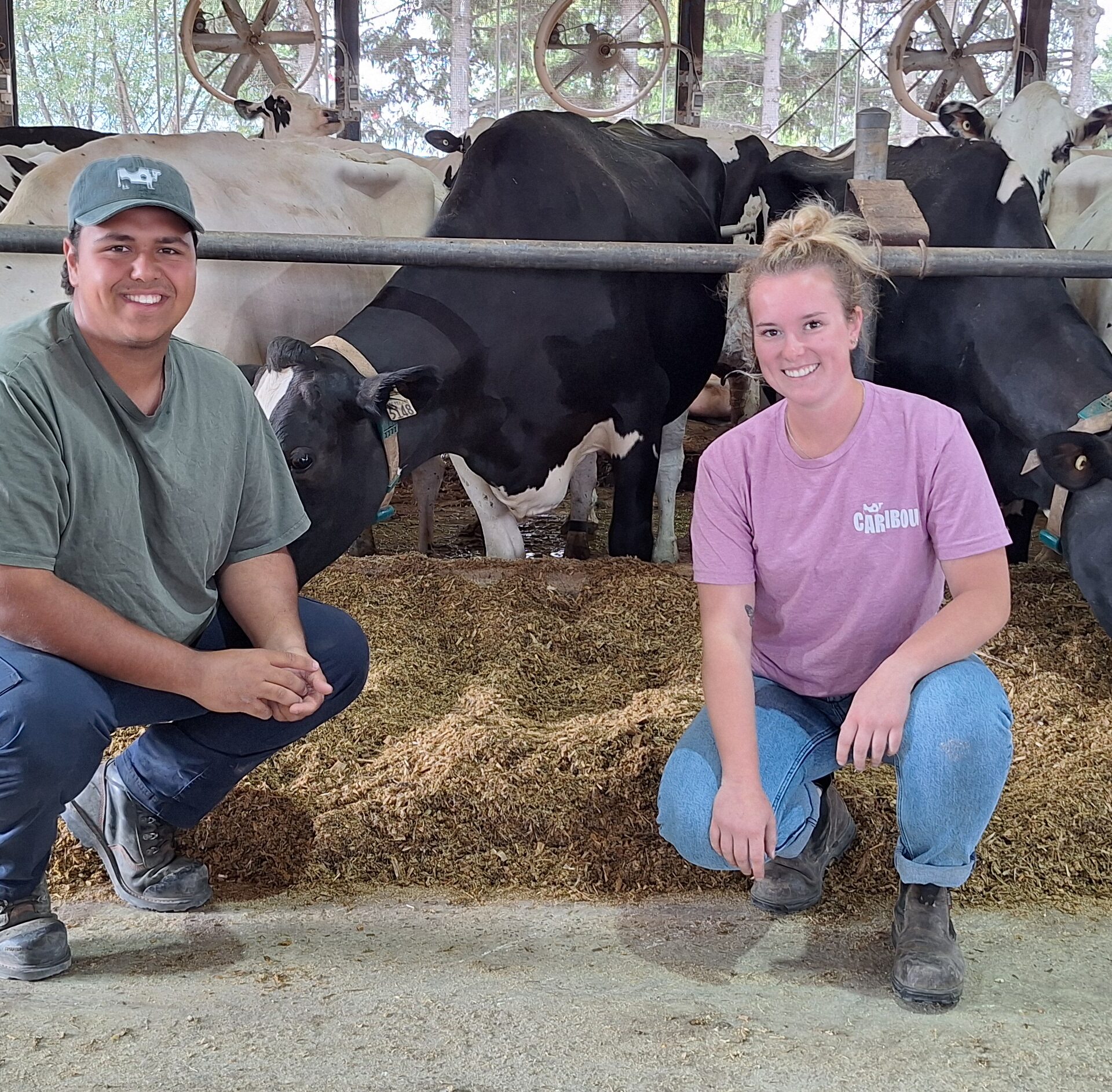 Mathieu Das-Paul et Viviane Mathieu vont transformer le lait de la ferme Caribou en fromage.