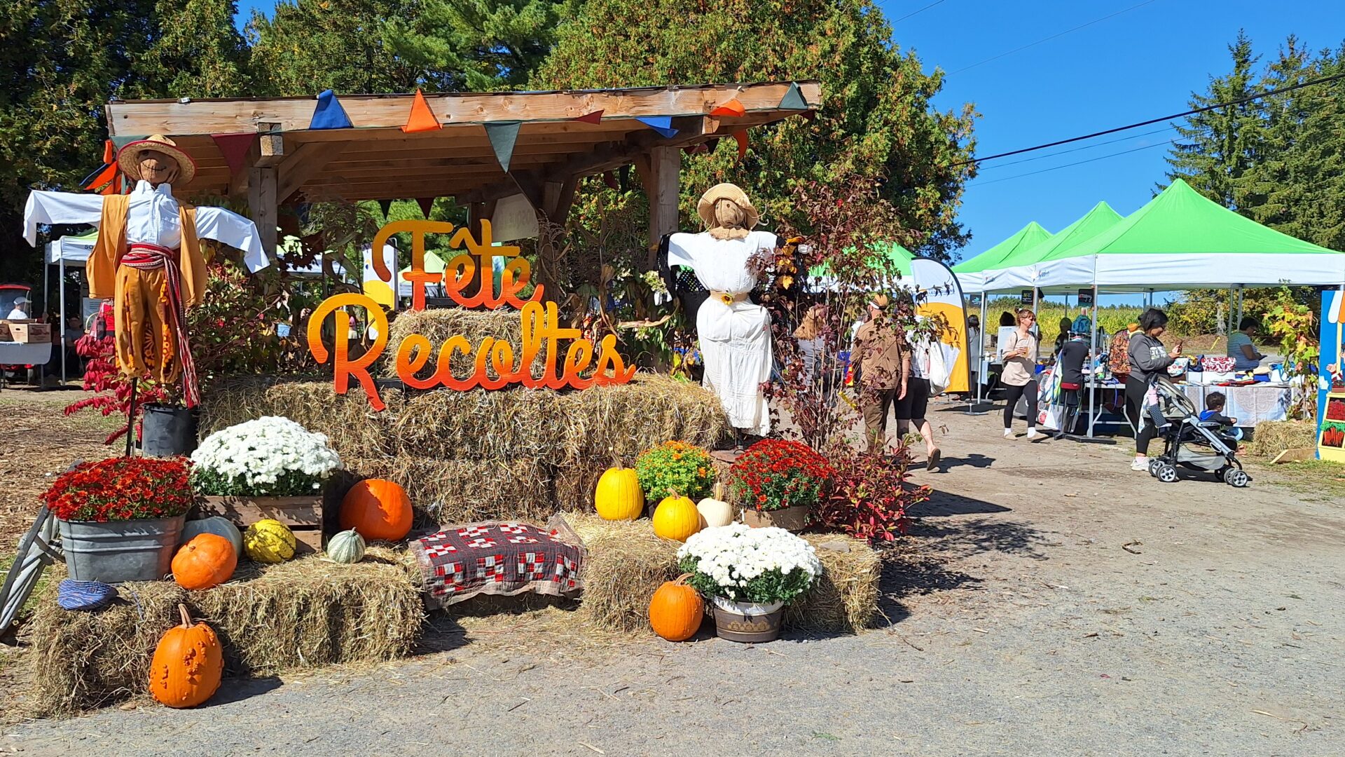 La fête des récoltes de Mascouche a eu lieu à la ferme des 33 hectares. (Photo - Médialo Raphaël Isselet)