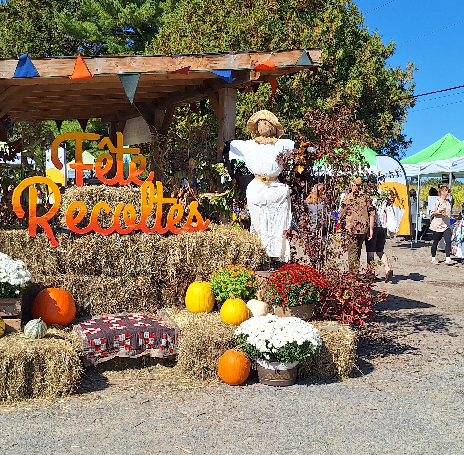 La fête des récoltes de Mascouche a eu lieu à la ferme des 33 hectares. (Photo - Médialo Raphaël Isselet)