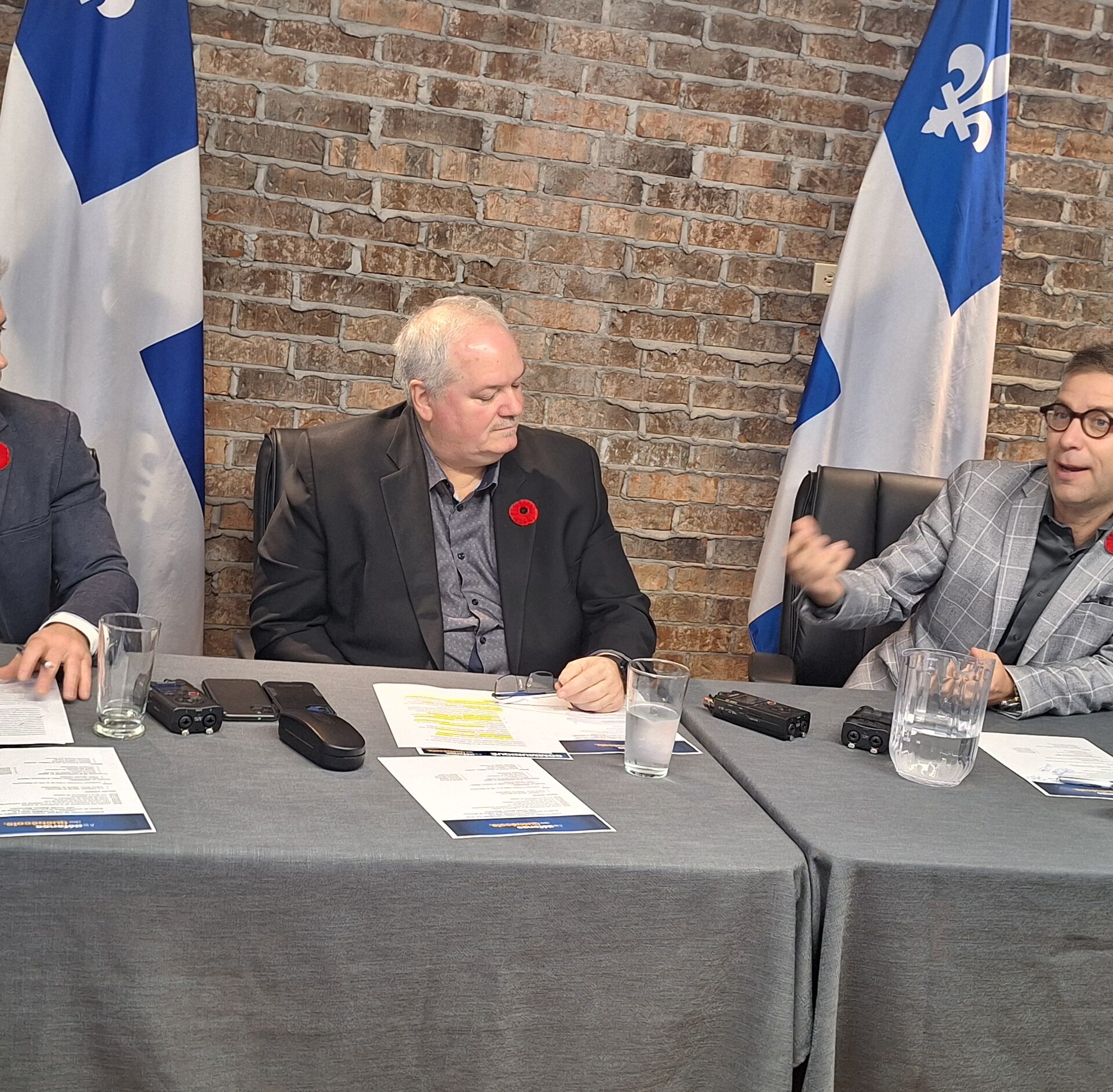 Patrick Bonin, Luc Thériault et Guillaume Tremblay. (Photo Médialo - Raphaël Isselet)