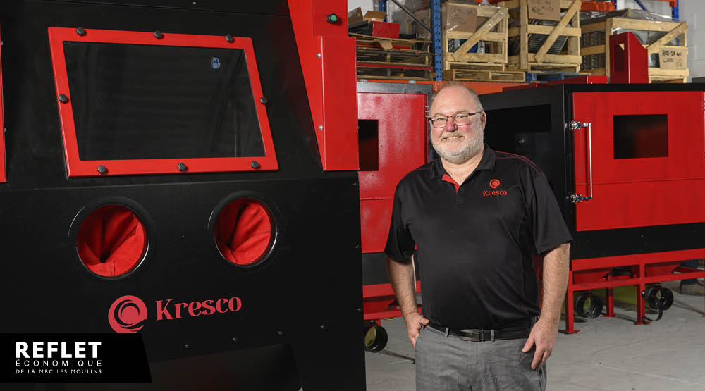 Stéphane Girardin préside Kresco Solutions. (Photo : Sébastien Arbour) 