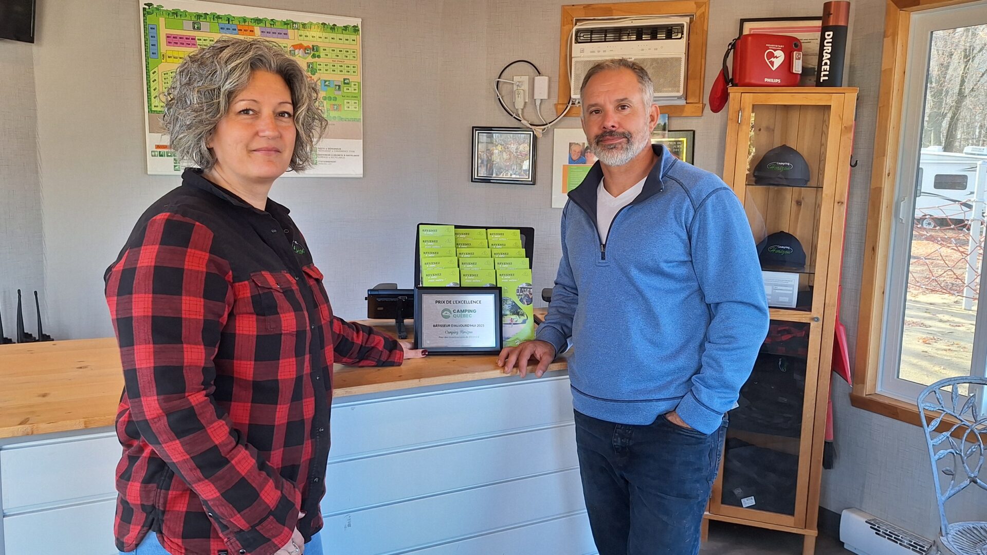 Dominique Tremblay et Alexandre Caron.  Photo Médialo – Raphaël Isselet 