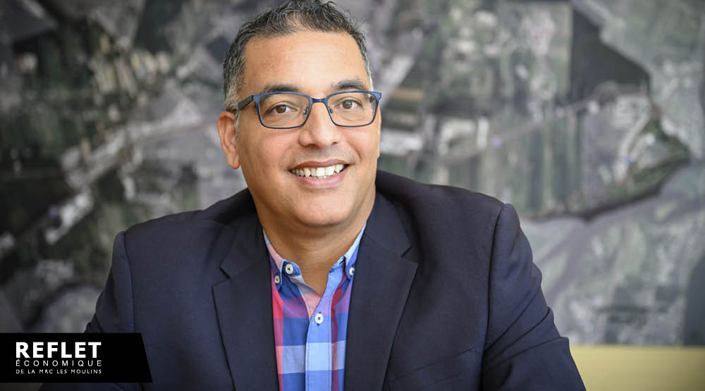Hamid El Arch est conseiller au démarrage d’entreprises à la MRC Les Moulins. Photo  Sébastien Arbour