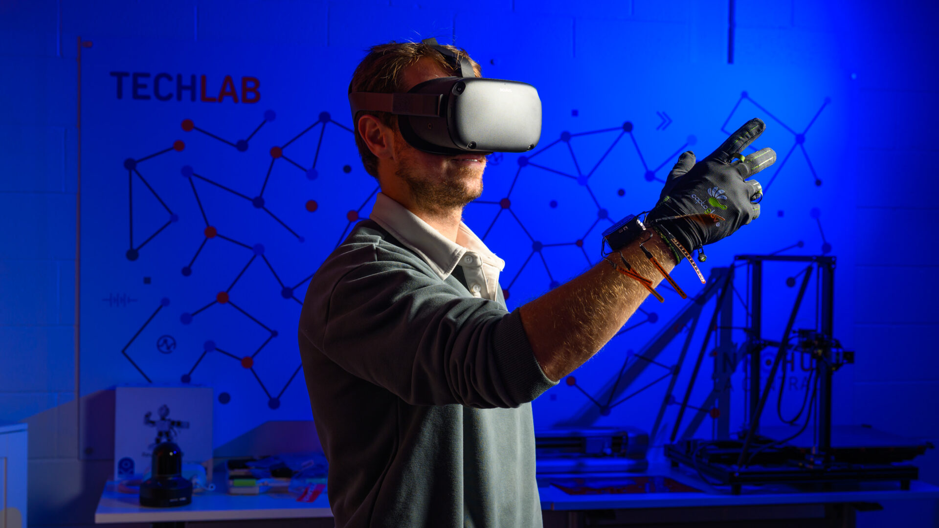 Le TechLab, nouvellement inauguré chez InnoHub. (Photo : Sébastien Arbour) 