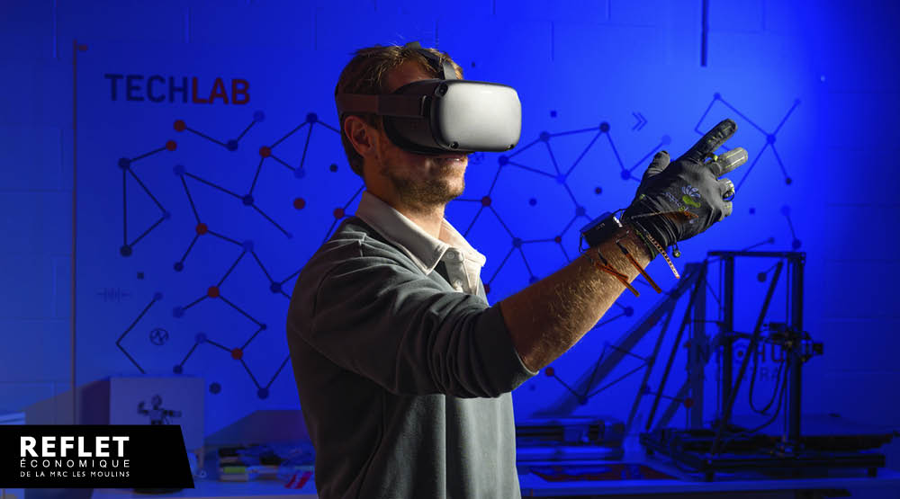 Le TechLab, nouvellement inauguré chez InnoHub. (Photo : Sébastien Arbour) 