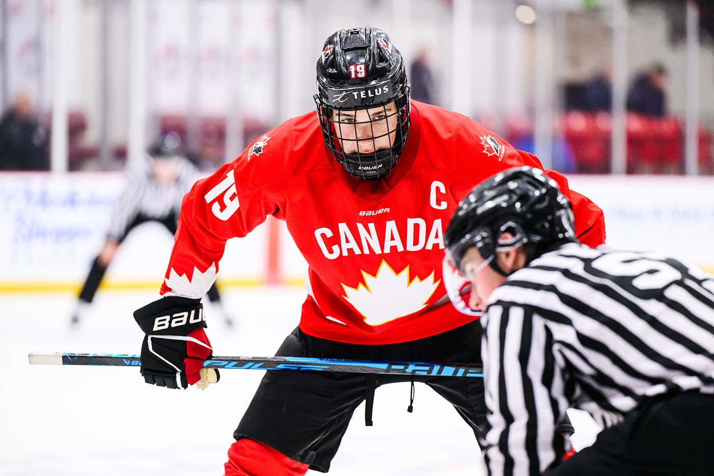 Le Lanaudois Alexis Joseph lors du Défi mondial M17. Photo James Bennett -Hockey Canada Images