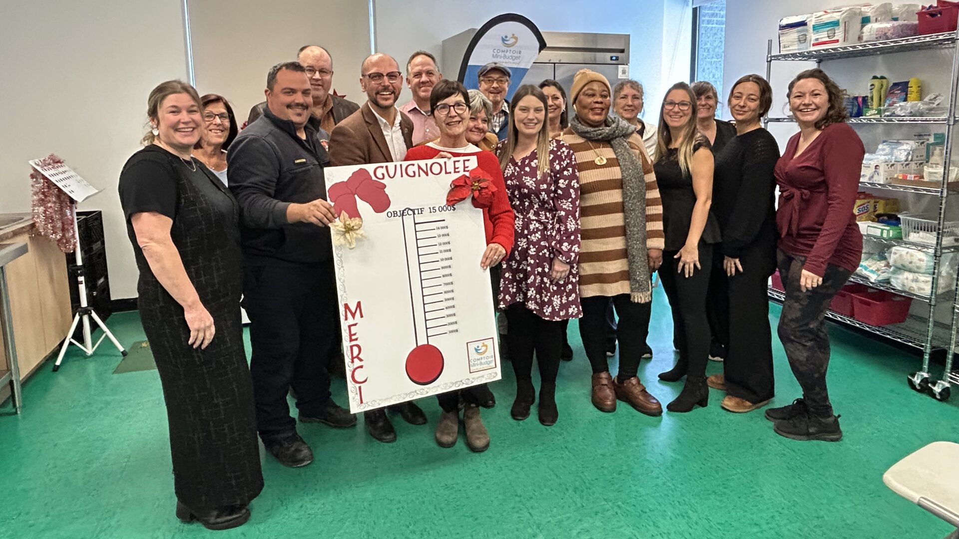 Inauguration de la guignolée. Photo Médialo – Sabrina Quesnel-Bolduc 