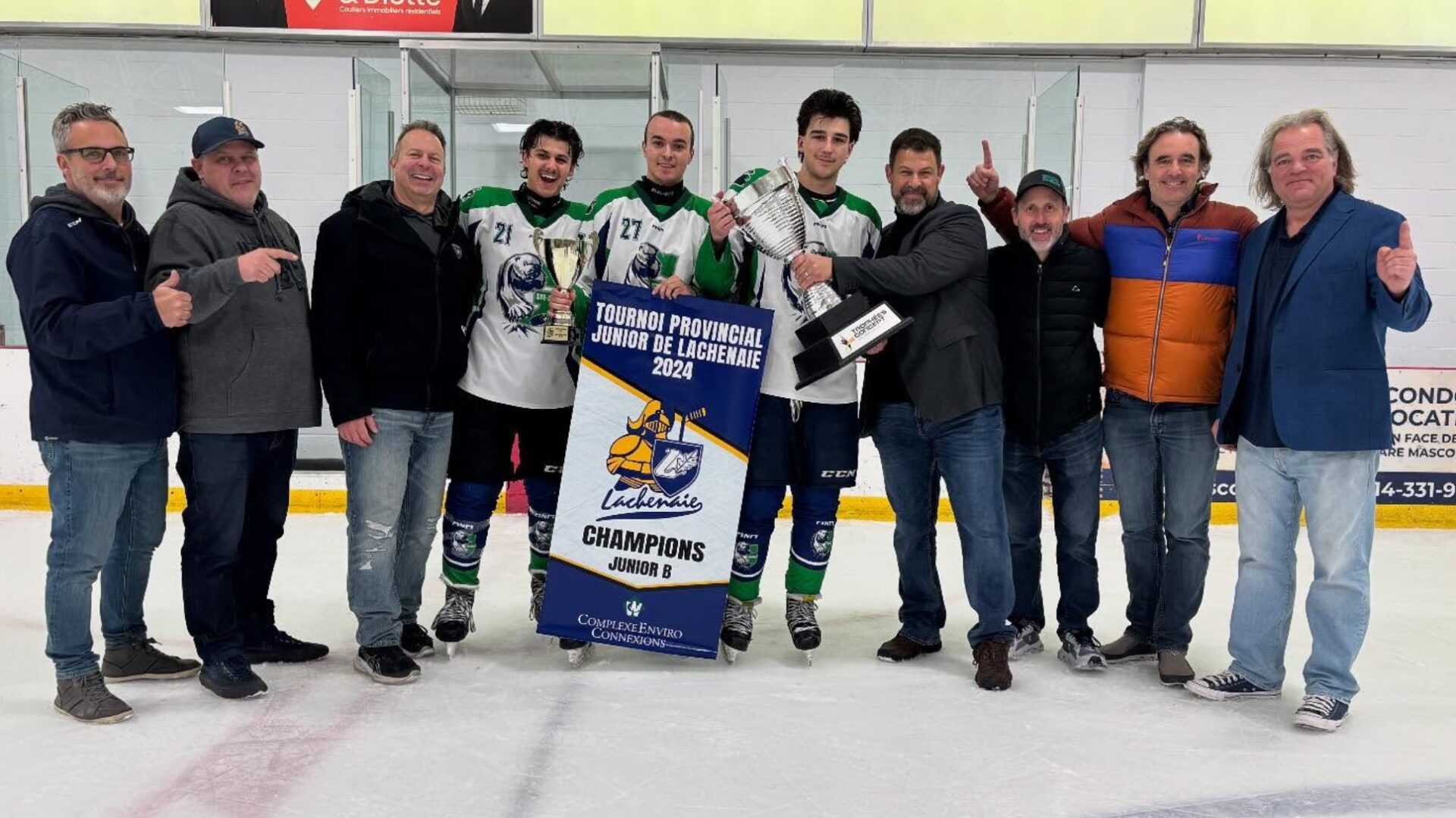 Les gagnants au niveau Junior B en 2024. Photo gracieuseté