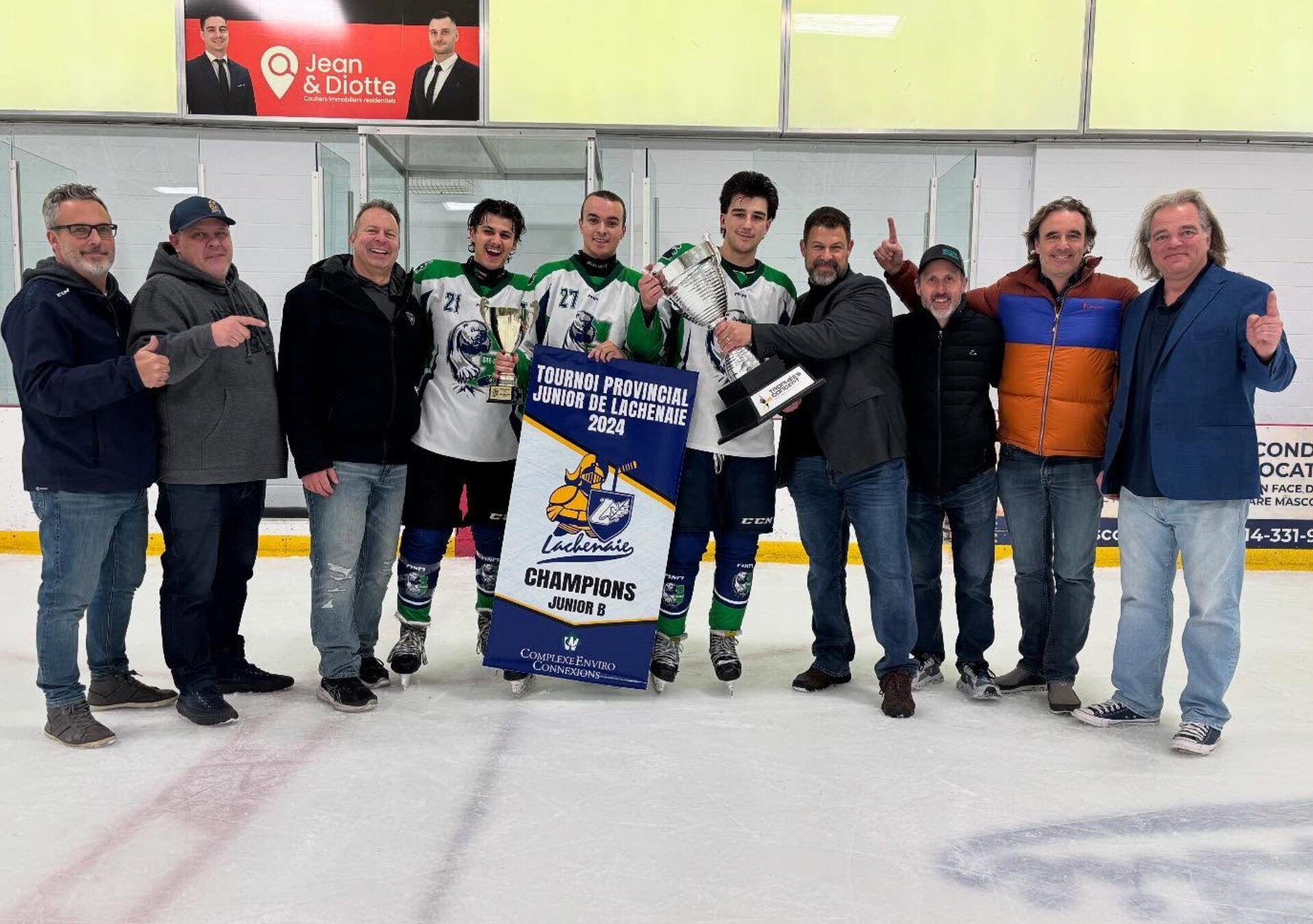 Les gagnants au niveau Junior B en 2024. Photo gracieuseté