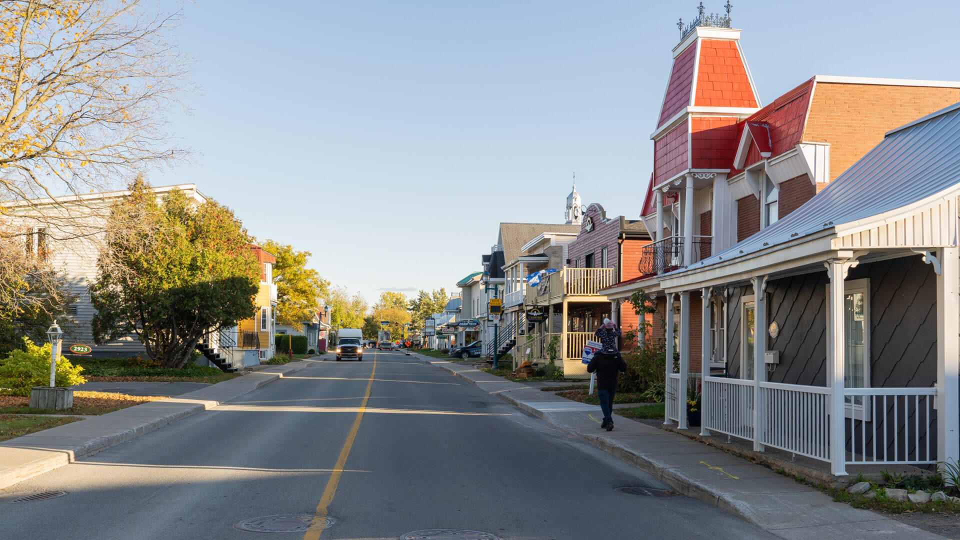 Le Vieux-Mascouche a grandement évolué au cours des dernières années, et ce n’est qu’un début, promet le maire Guillaume Tremblay. Ici, une vue du chemin Sainte-Marie. Photo : Ville de Mascouche