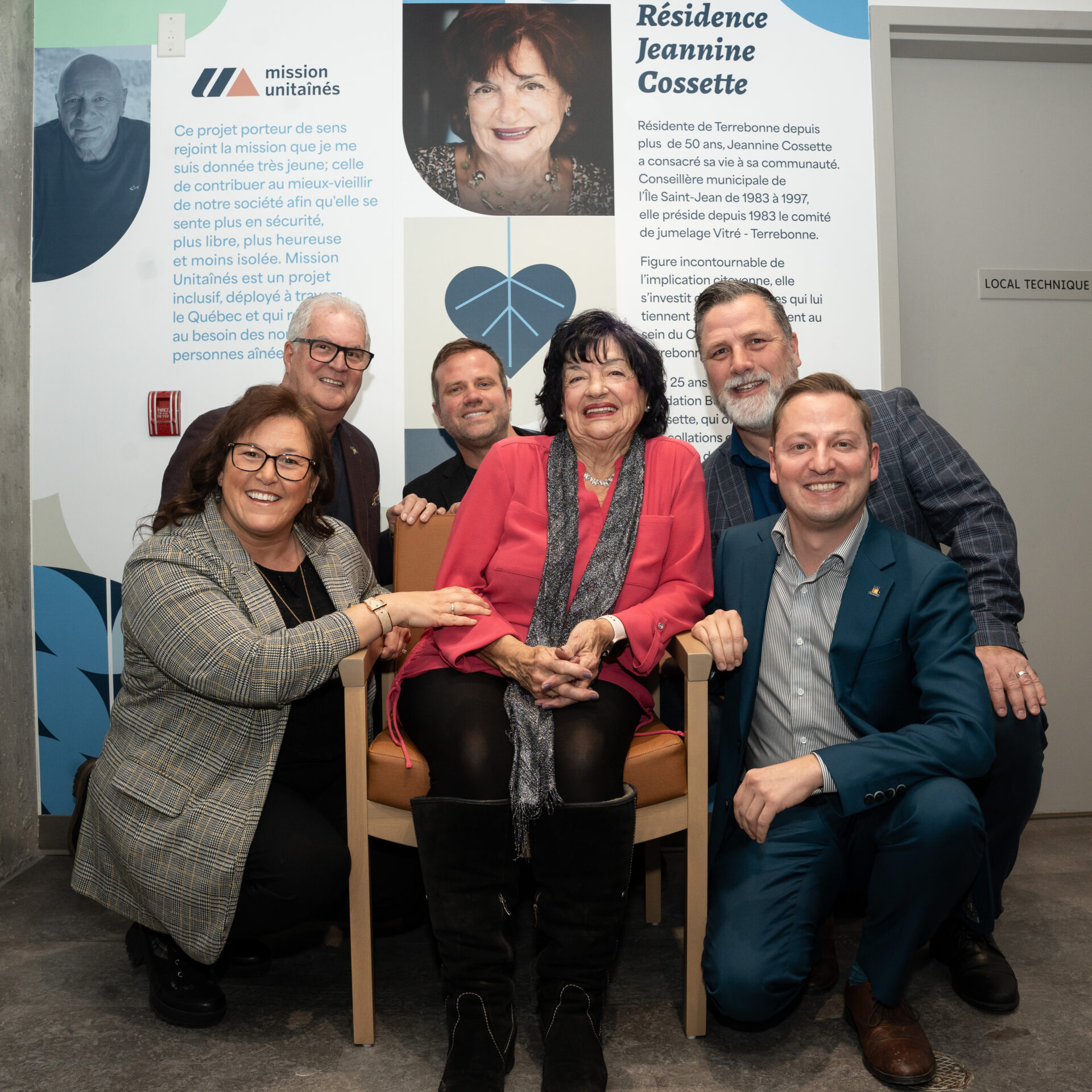 Le bâtiment Jeannine-Cossette a été inauguré lundi 1er décembre à Terrebonne. (Photo gracieuseté)