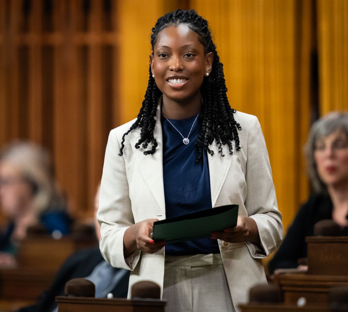 Tatiana Auguste à Ottawa. (Photo gracieuseté)