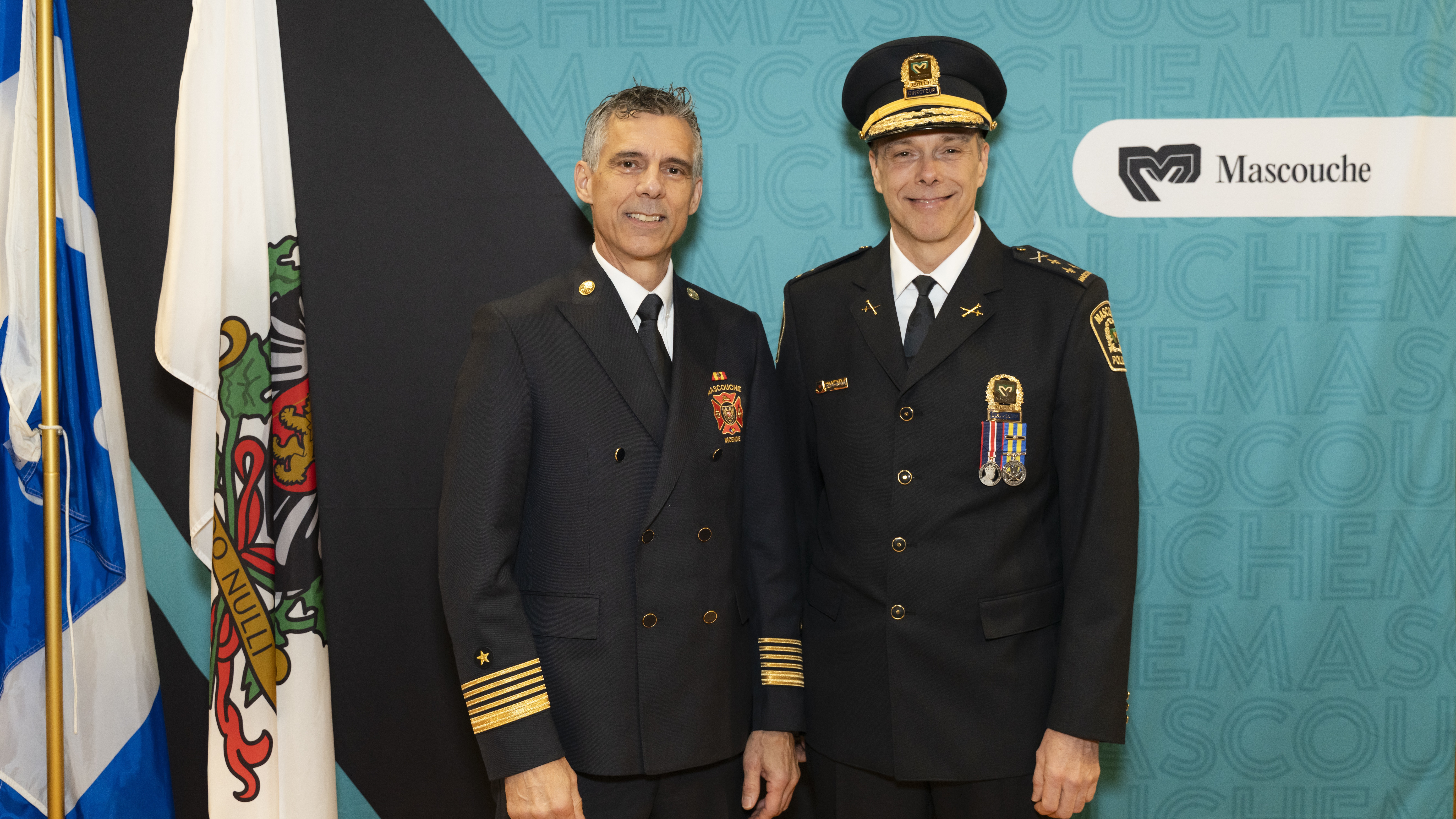 Photo gracieuseté. À gauche M. Sylvain L’Hostie et à droite Sylvain Chevalier