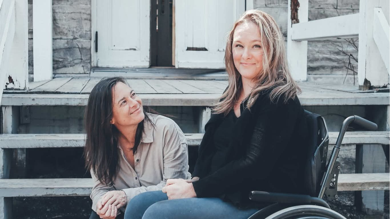 Soleine Démétré et la réalisatrice Annie Leclair (Crédit Photo Amély-Kim Démétré) 