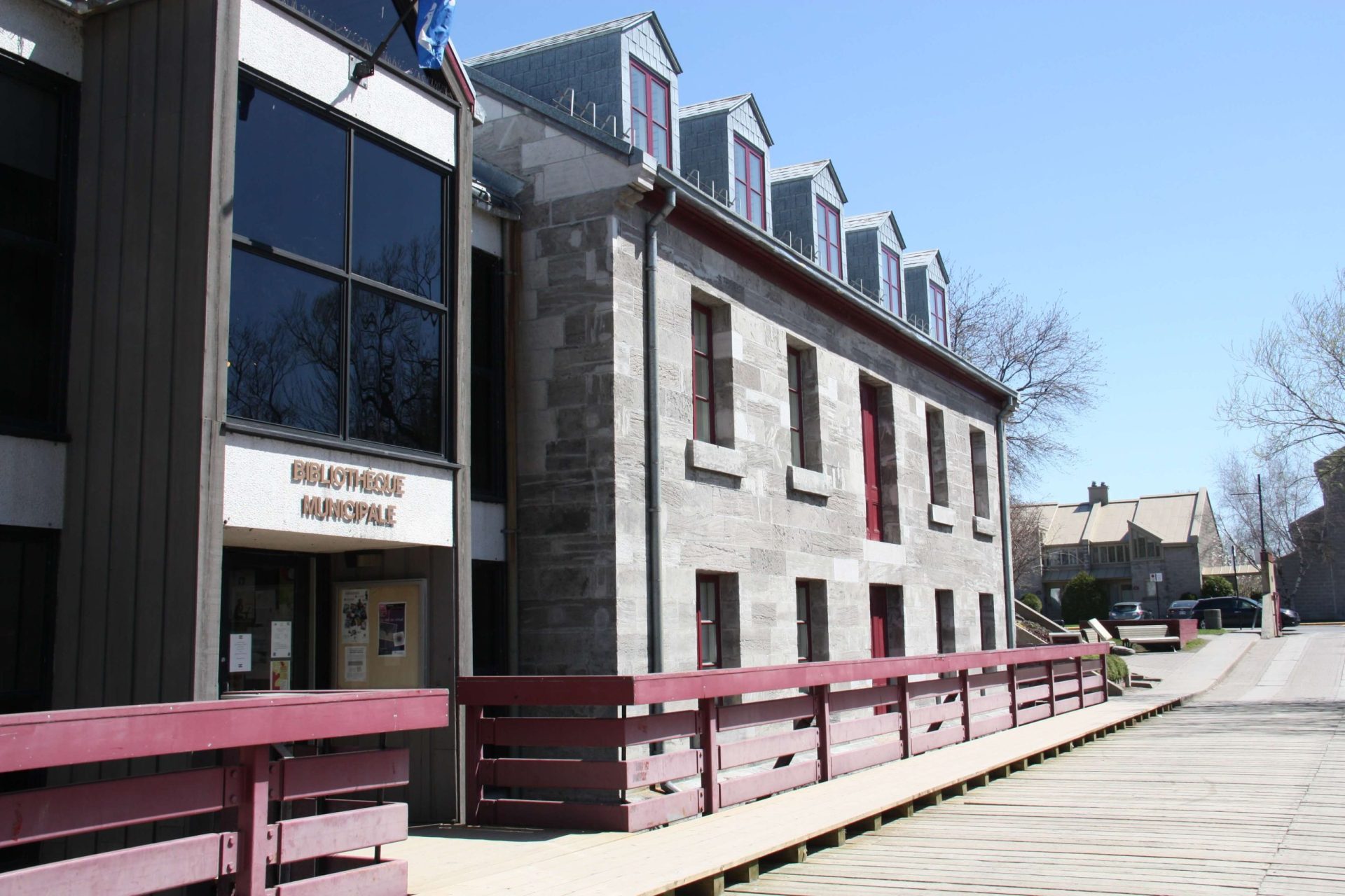 La bibliothèque des Moulins à Terrebonne. (Photo gracieuseté)