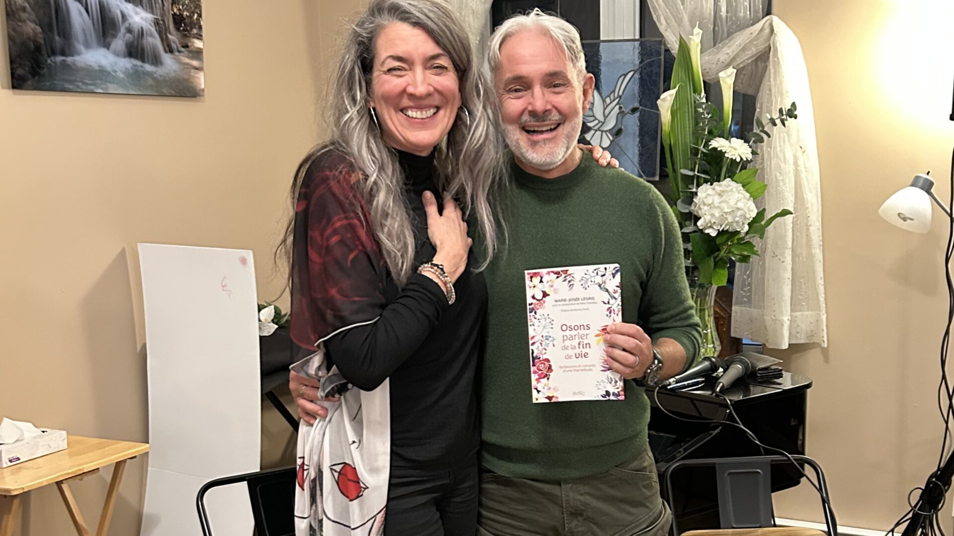 Marie-Josée Legris et Rémy Tremblay lors du lancement. Photo Médialo - Sabrina Quesnel-Bolduc 