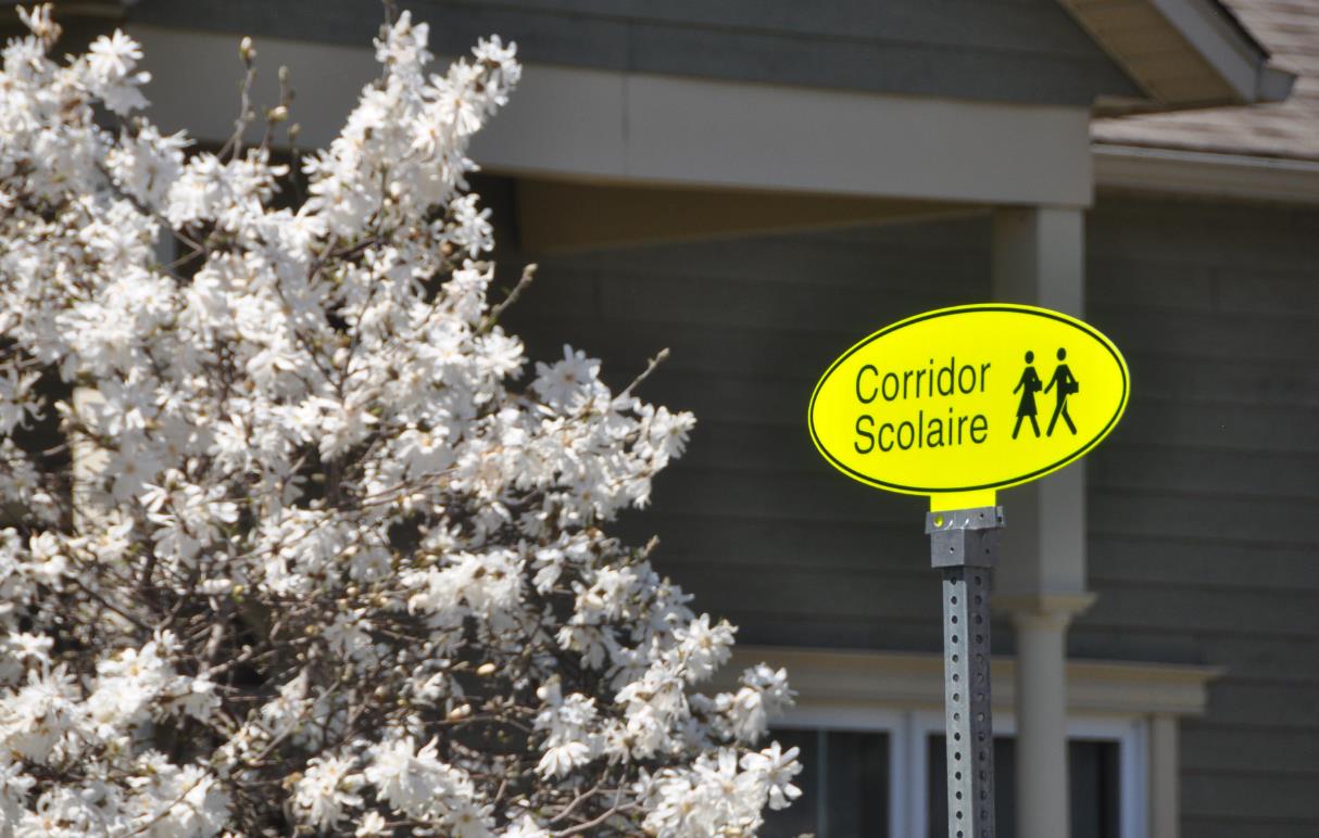 Plus de 350 000 $ de subventions vont permettre de sécuriser les corridors scolaires. (Photo gracieuseté)