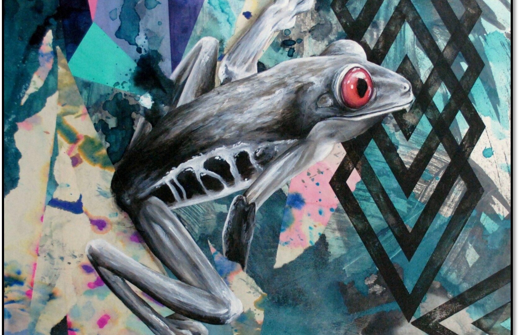 Oeuvre de l’artiste Karine Chartrand. Photo gracieuseté 