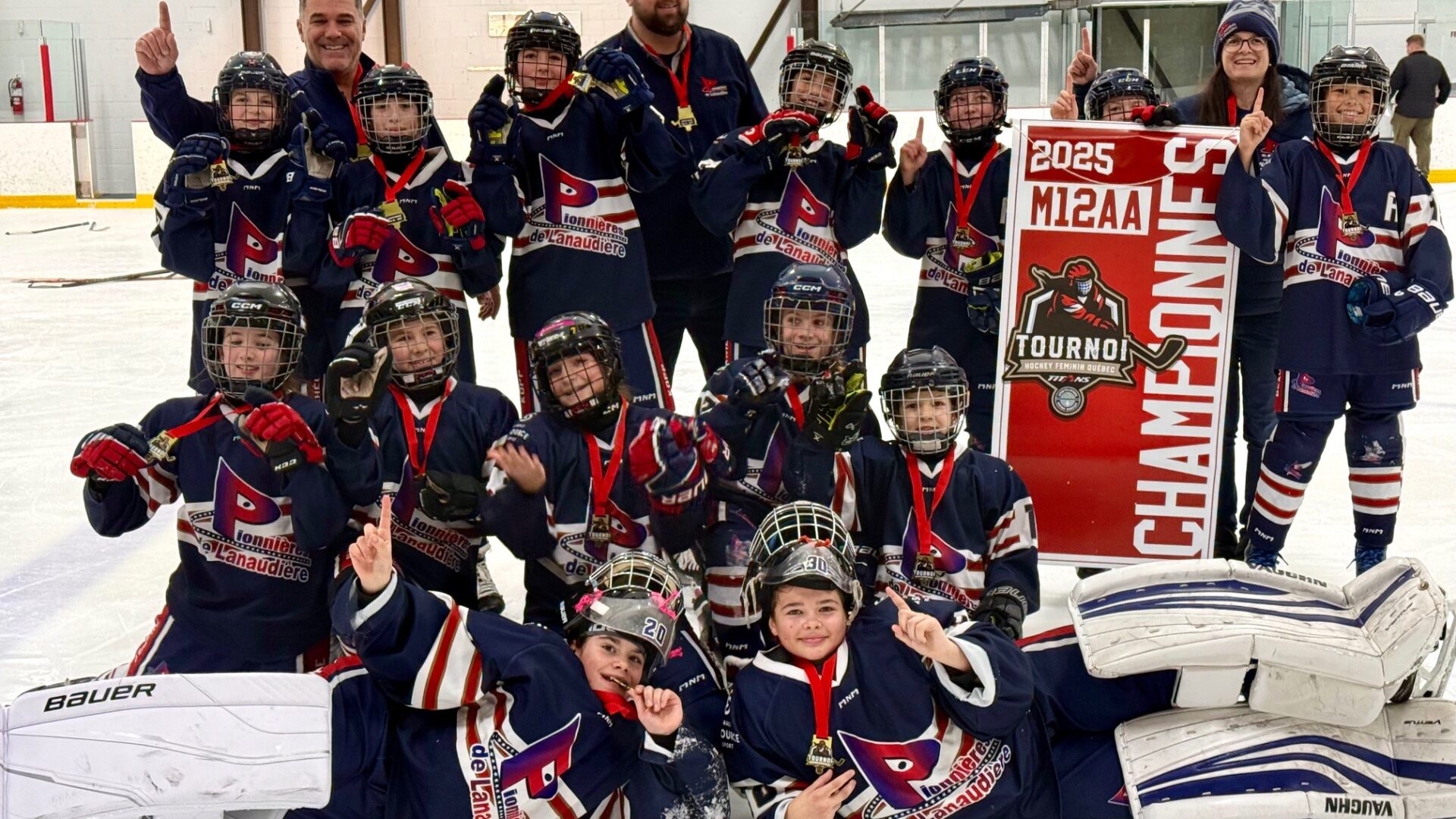 Les M12AA championnes! (Photo gracieuseté)