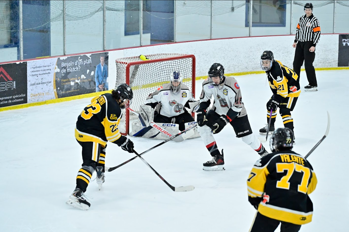 Les Cobras contre les Flames de Gatineau. (Photo Michel Maranda)