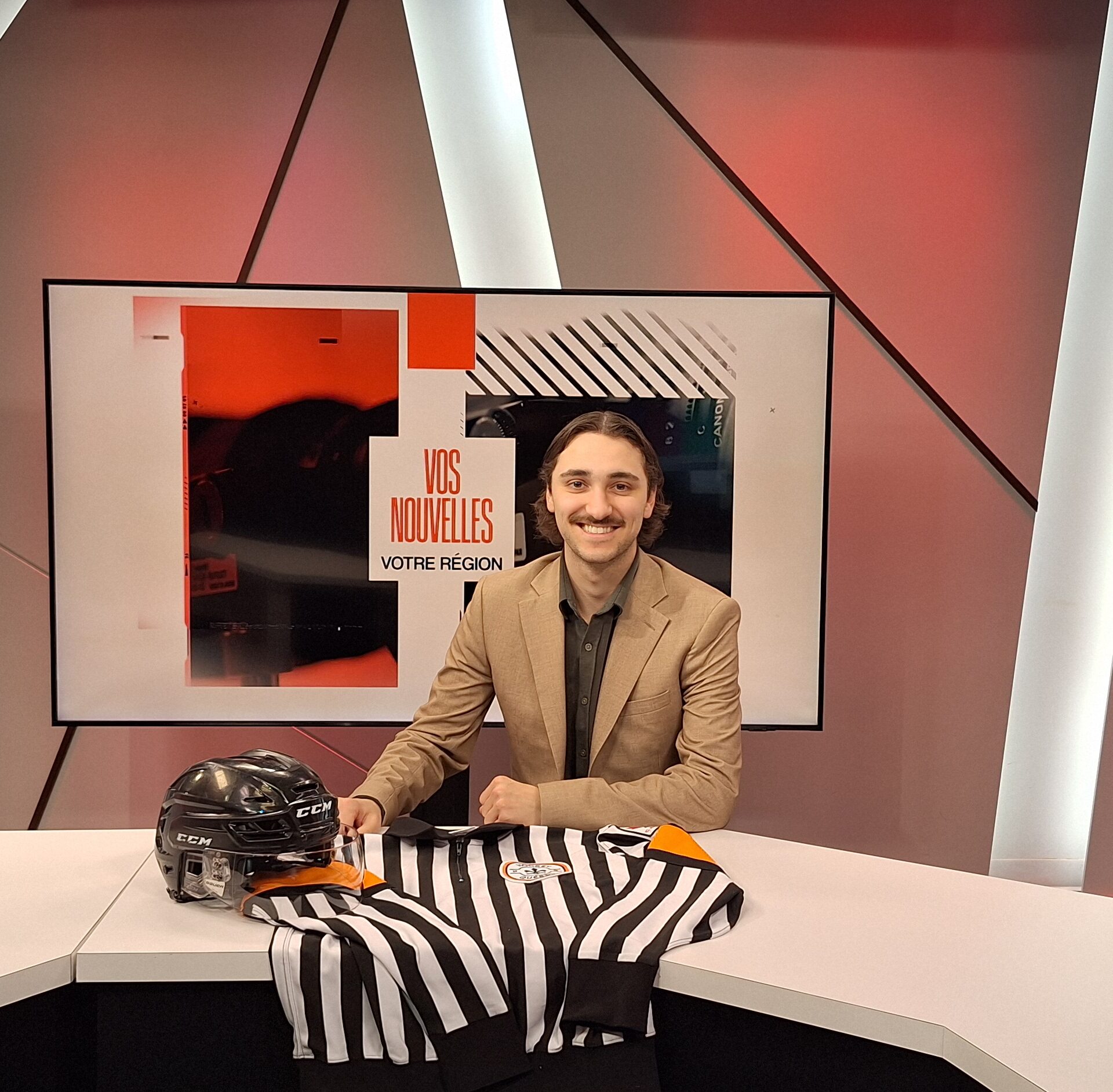 Charles Lanthier est à retrouver aux commandes du BULLETIN de TVRM. Photo Médialo – Raphaël Isselet  