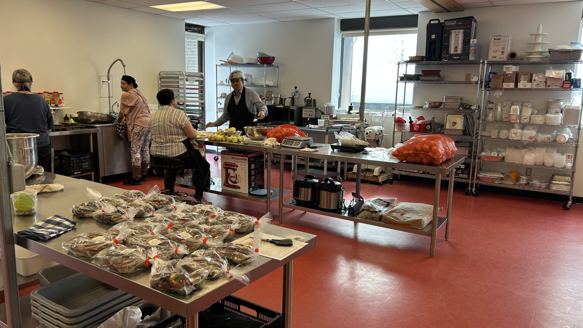 La cuisine collective. Photo Médialo - Sabrina Quesnel-Bolduc.