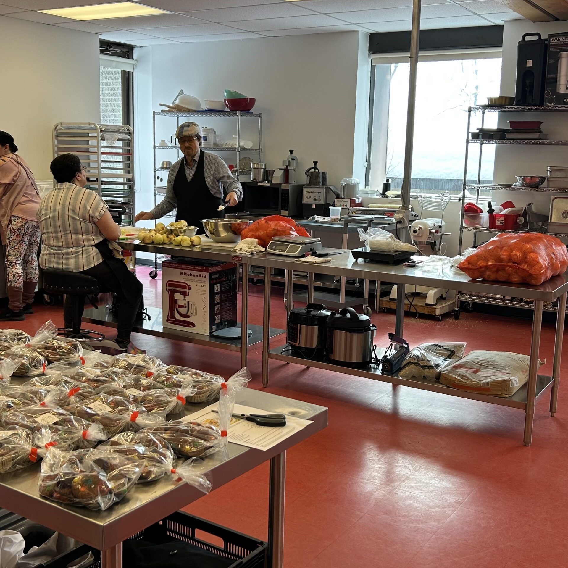 La cuisine collective. Photo Médialo - Sabrina Quesnel-Bolduc.