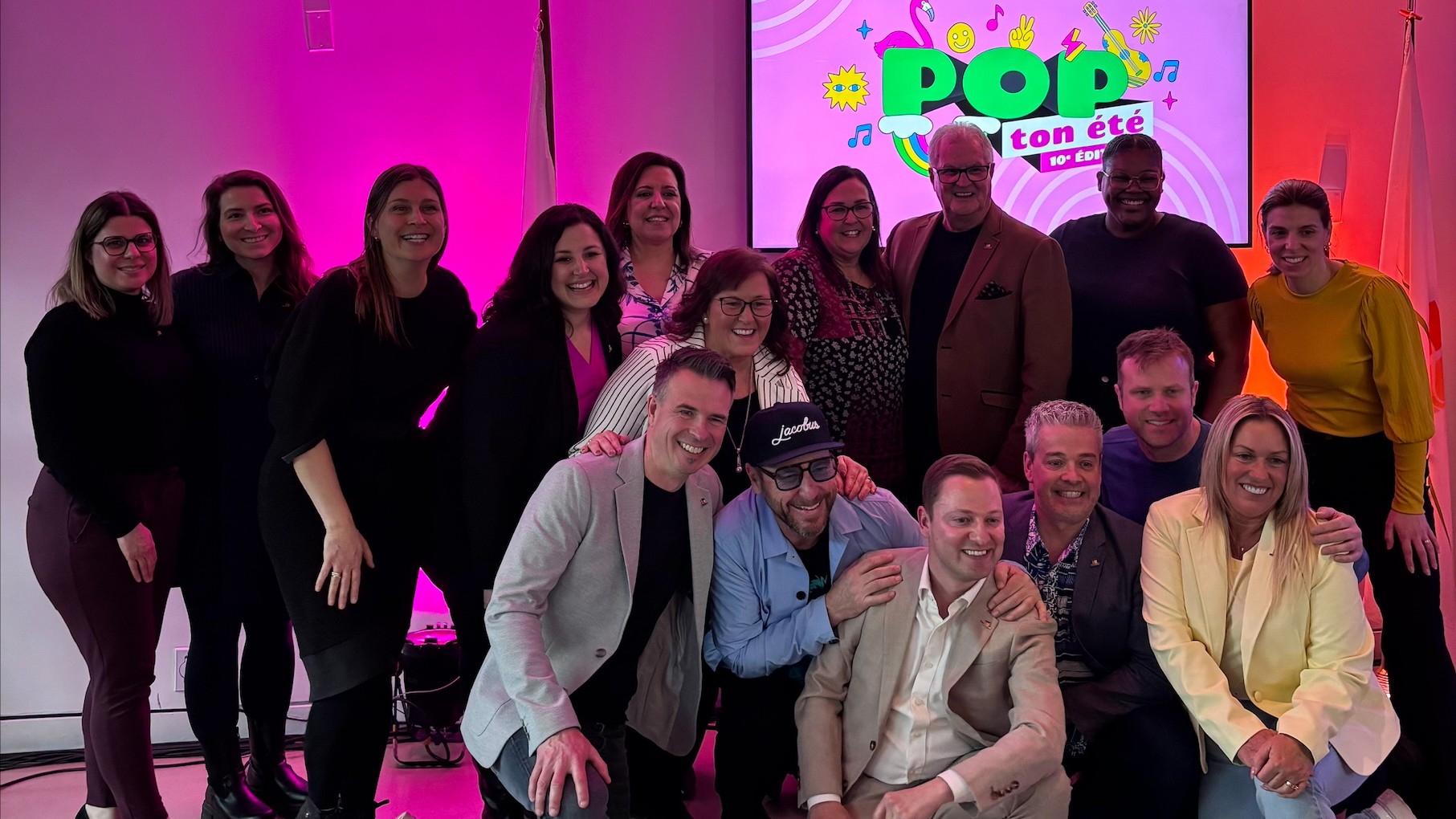 Le 2 avril 2026, la Ville de Terrebonne a dévoilé la programmation du 10e festival POP ton été. Photo gracieuseté - Ville de Terrebonne