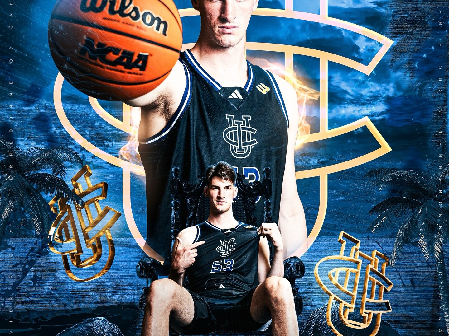 Le basketteur Olivier Rioux rejoint la Californie pour sa deuxième année NCAA. (Photo Instagram Olivier Rioux)