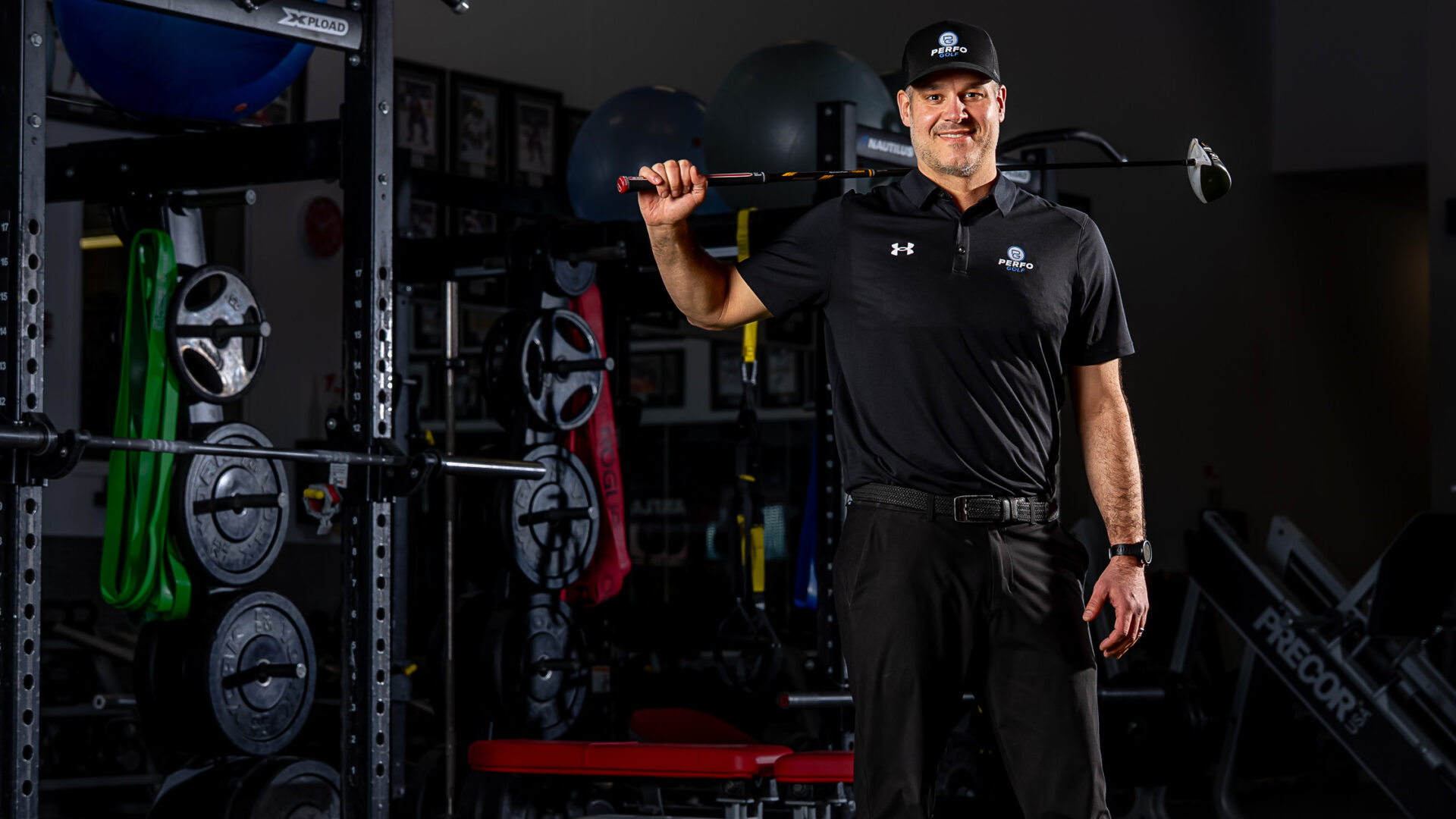 Francis Denis prévoit ouvrir son centre Perfo Golf à l’automne 2026.  (Photo gracieuseté - Sébastien Gervais)