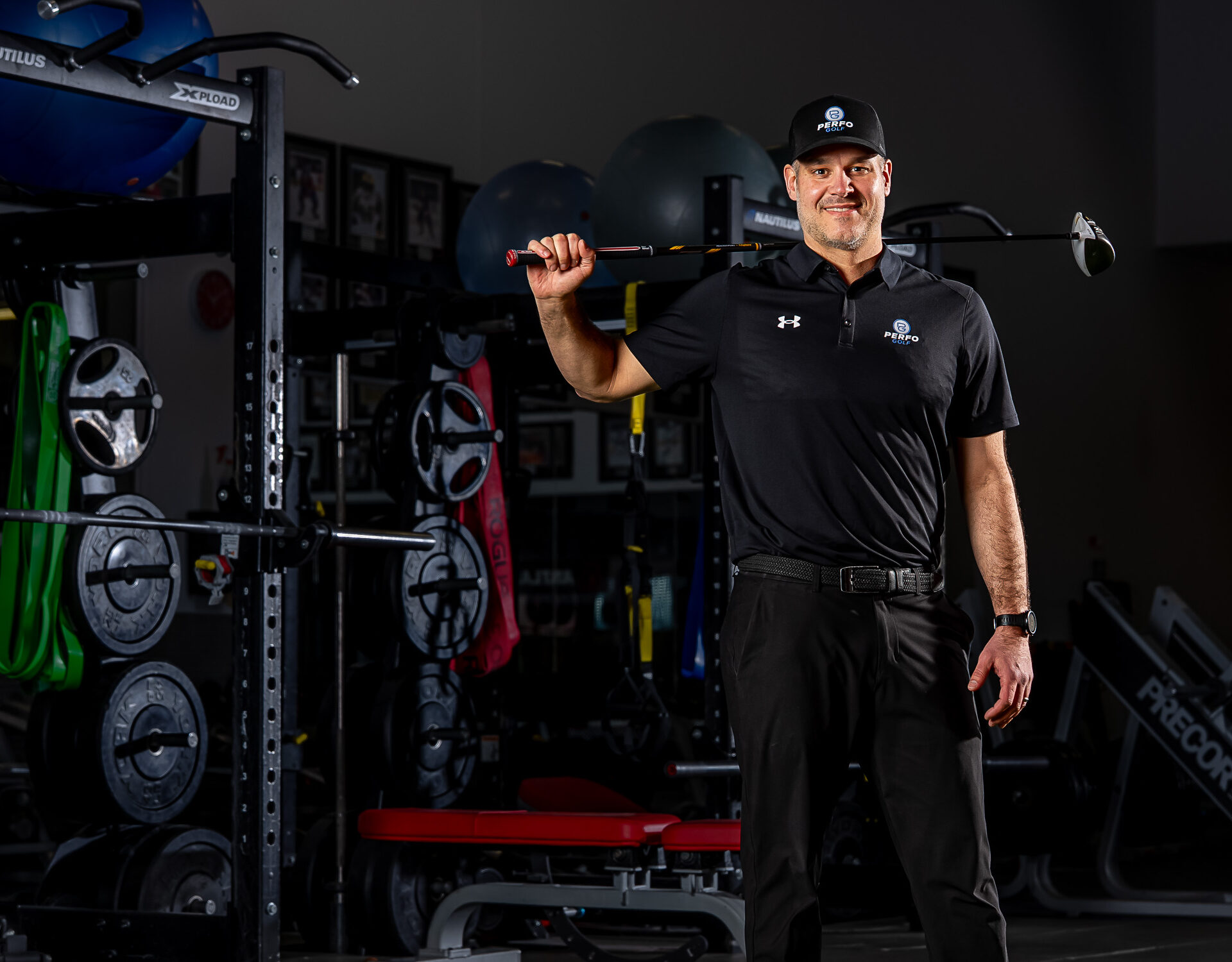 Francis Denis prévoit ouvrir son centre Perfo Golf à l’automne 2026.  (Photo gracieuseté - Sébastien Gervais)
