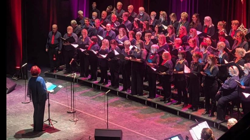 La chorale des Jeunes Voix lors de son concert de Noël. Photo gracieuseté 